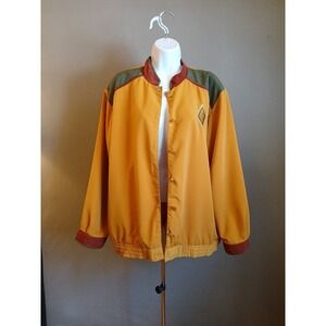 Real Vintage JOYCE womans Yellow‎ Jacket Size 16 Vtg Nostalgic Retro Style Trend